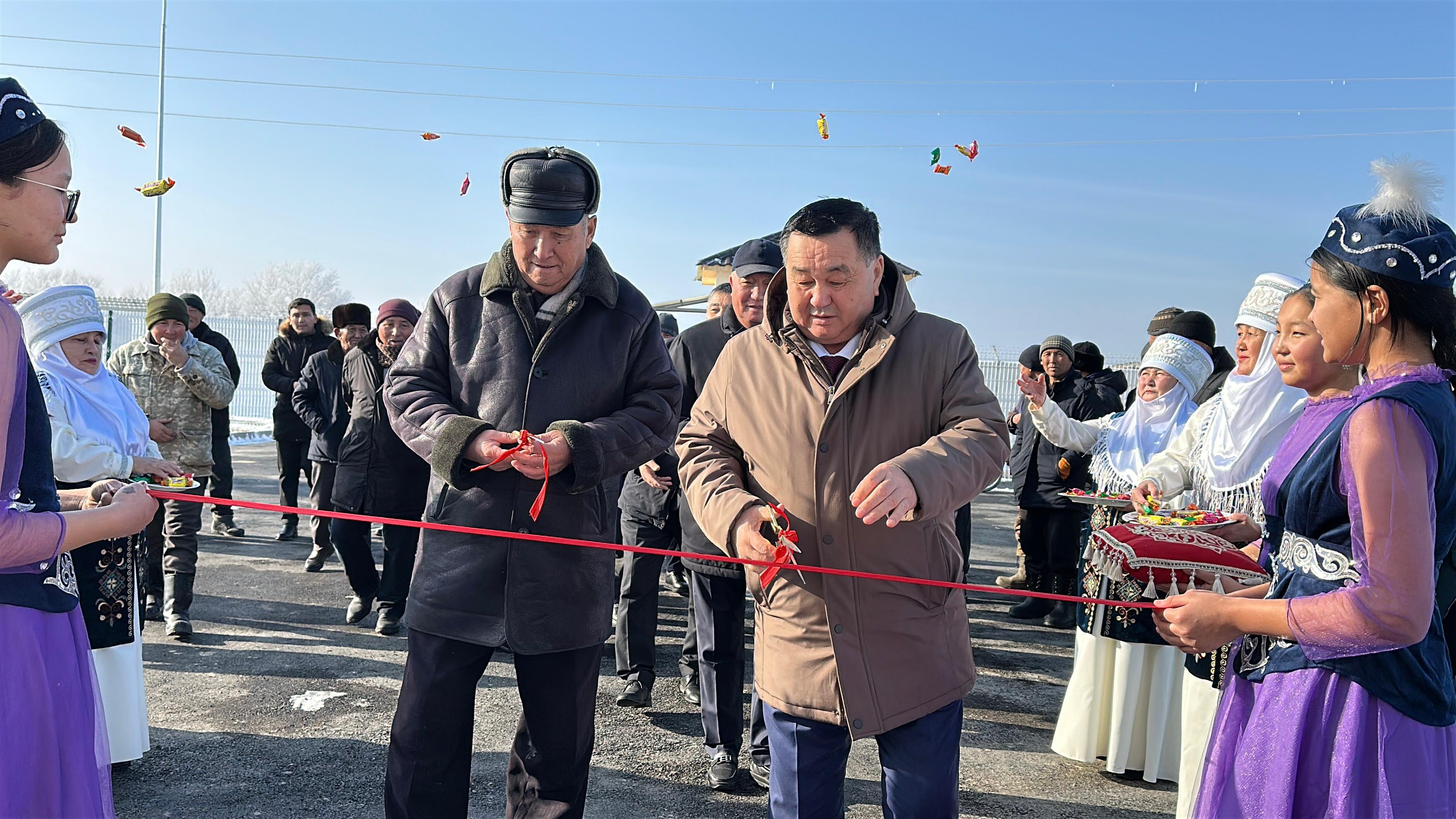 Село Ерназар Жамбылского района получило доступ к централизованному водоснабжению