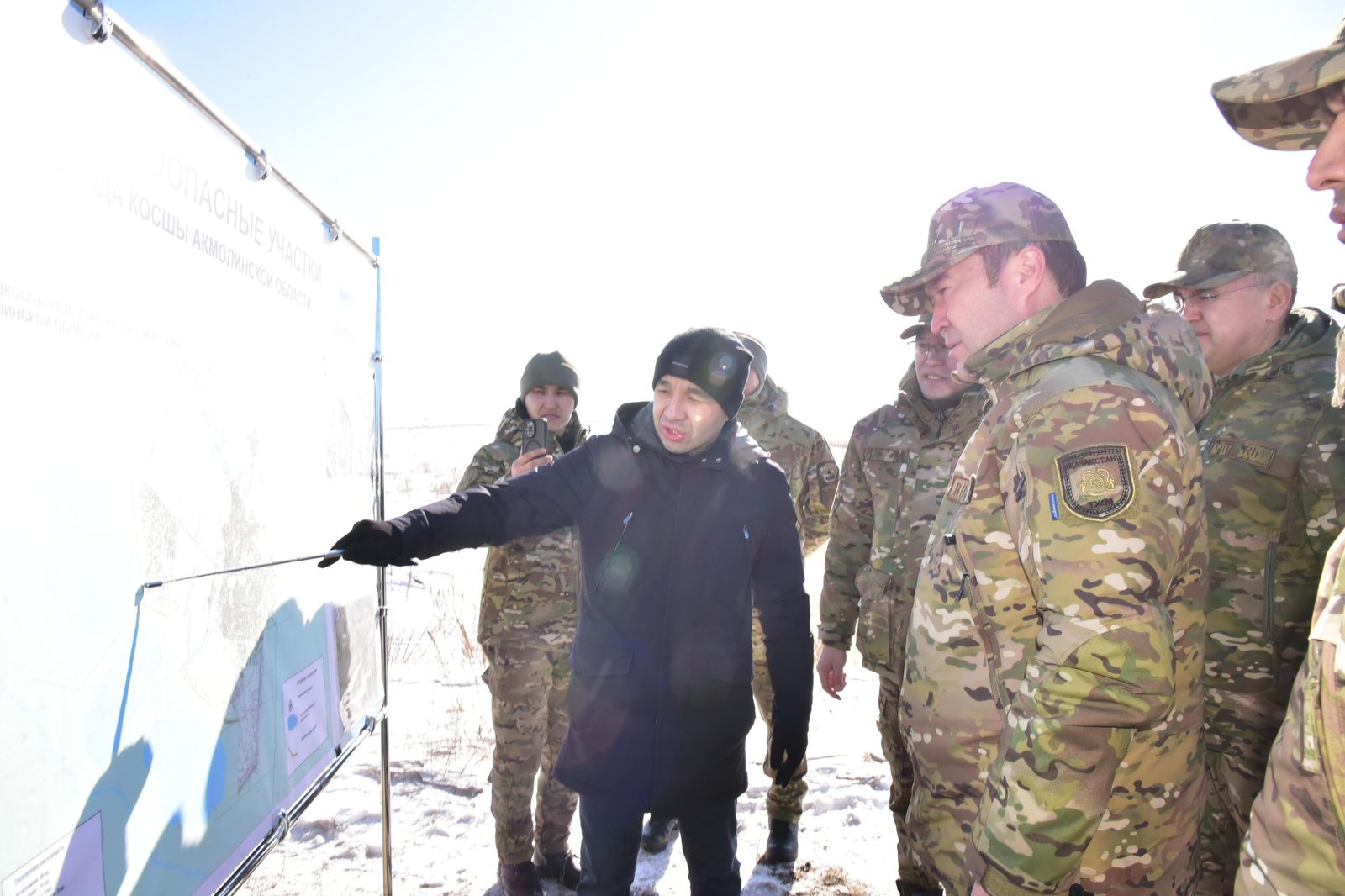 Подготовка Акмолинской области к паводкам: проверка вице-министра по ЧС