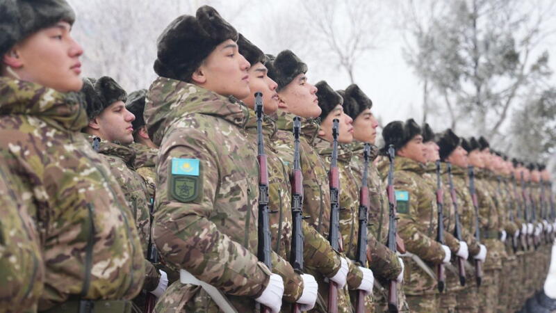 Ритуал Военной присяги срочников в Астане и Алматы